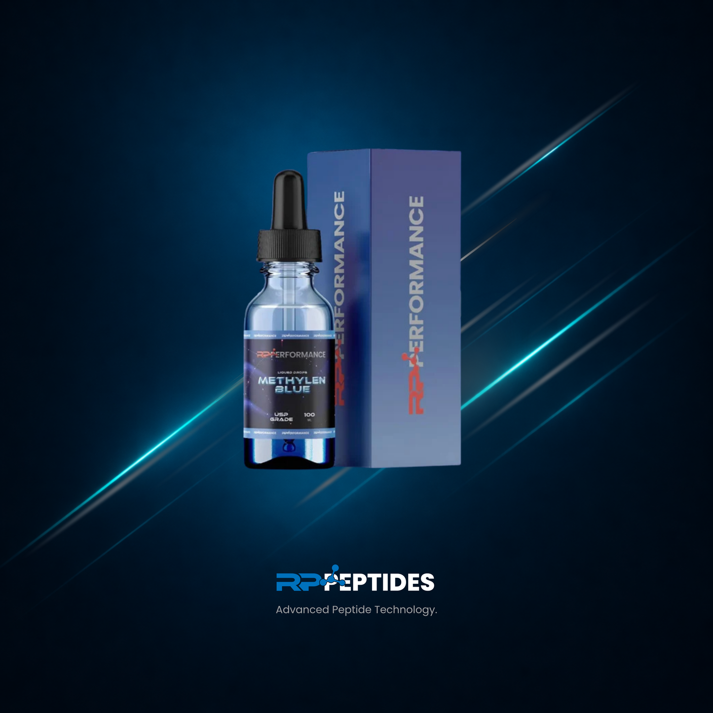 Methylene Blue 10mg/ml 100ml : Research Only