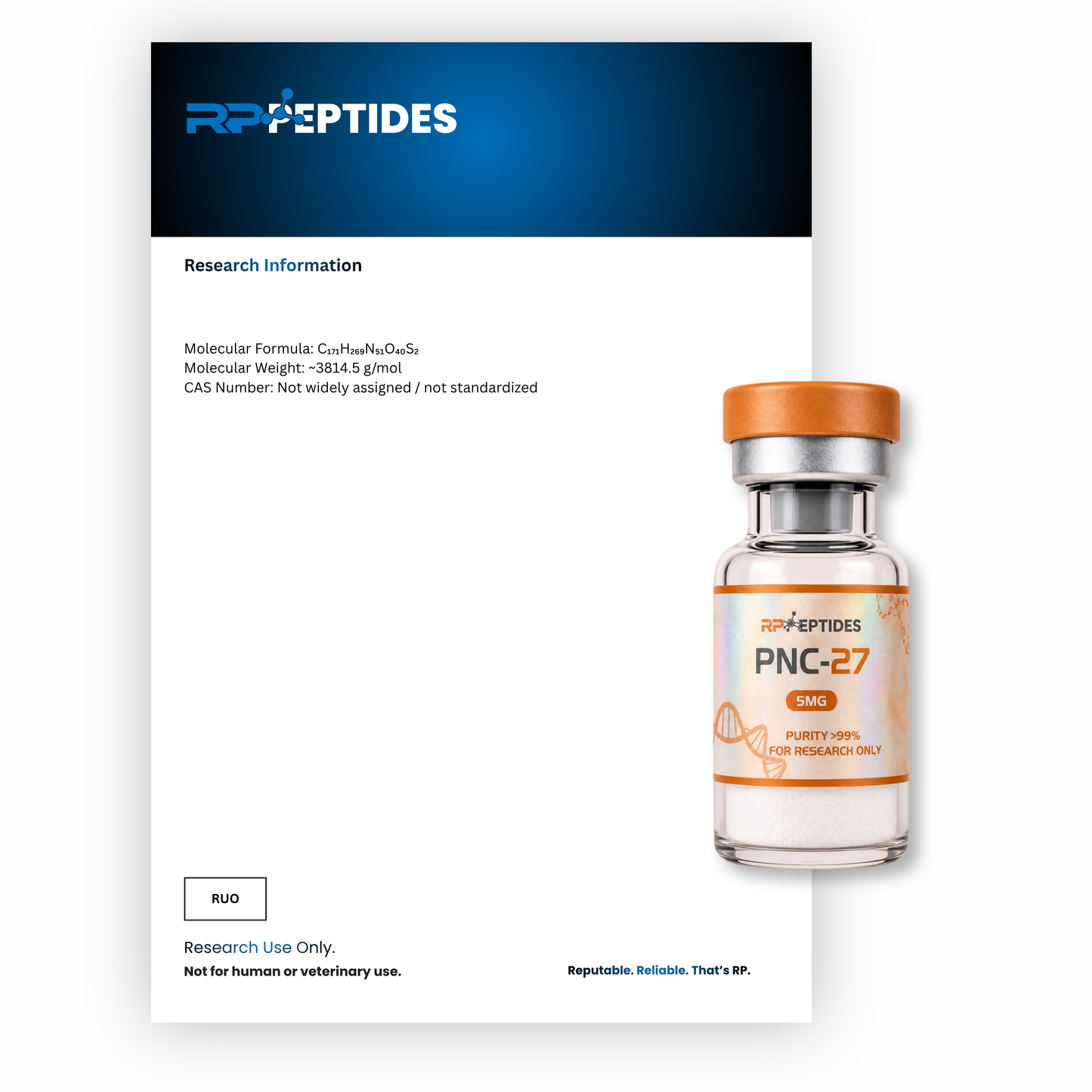 PNC-27 5MG : Research Only