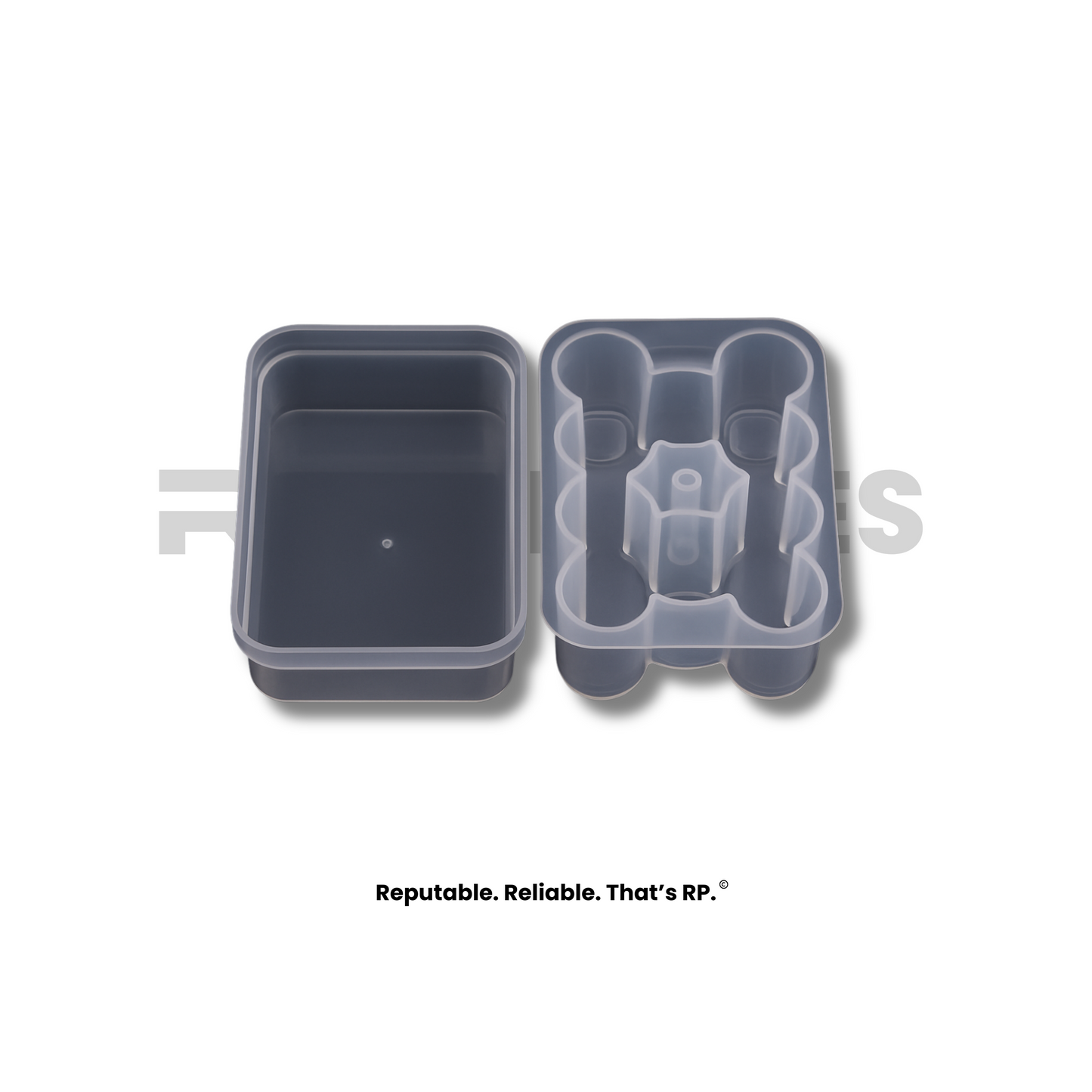 Transparent 10 x 3ml peptide storage box : Research Only