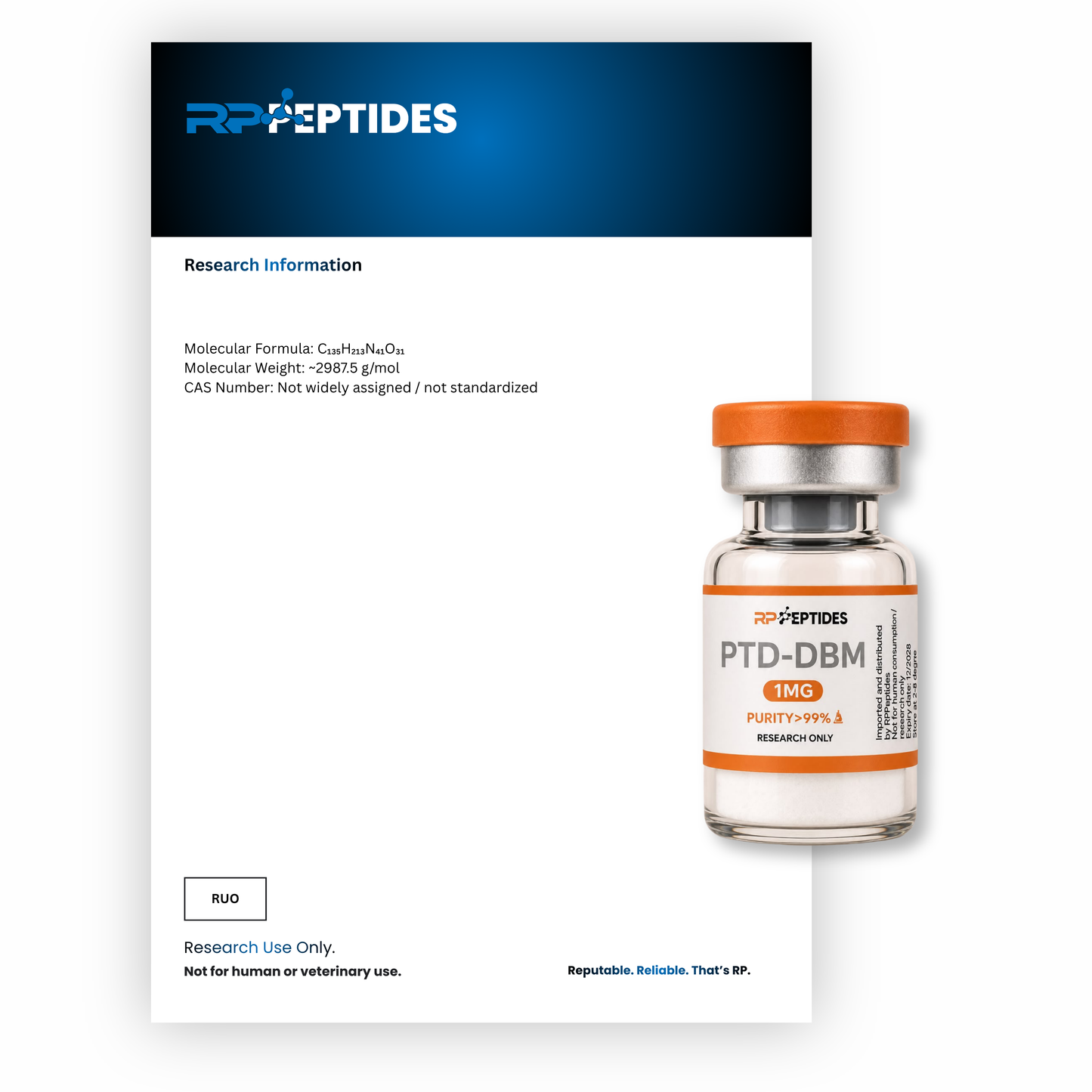 1MG PTD-DBM : Research Only
