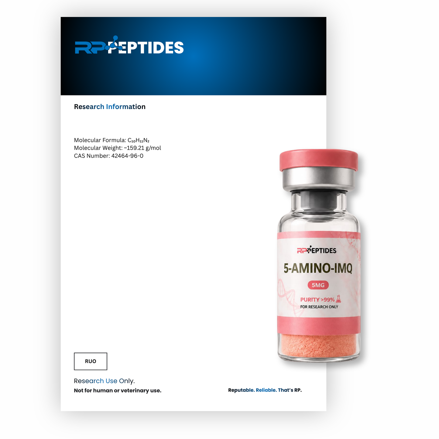 5-AMINO-1MQ 5MG : Research Only
