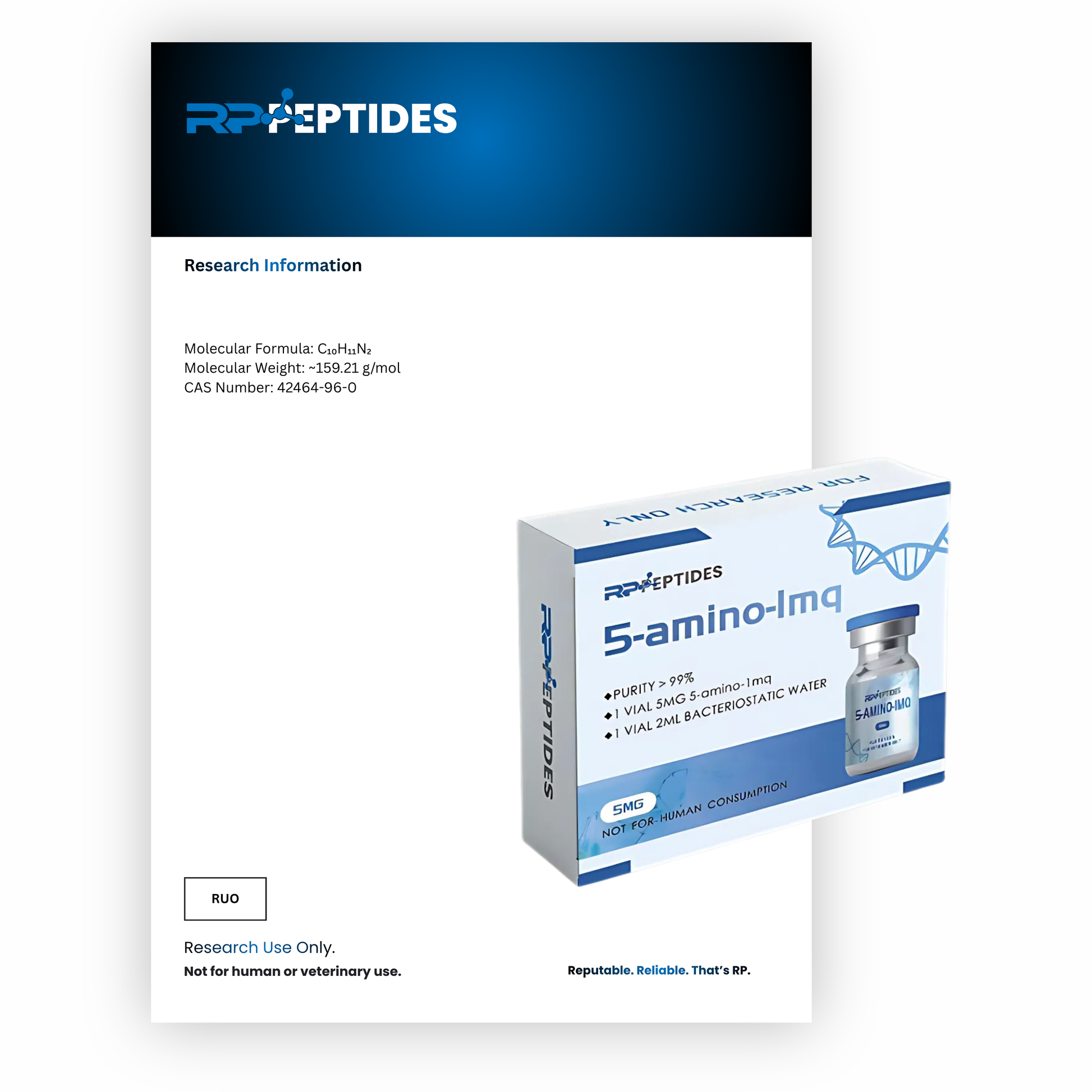 5-AMINO-1MQ 5MG : Research Only
