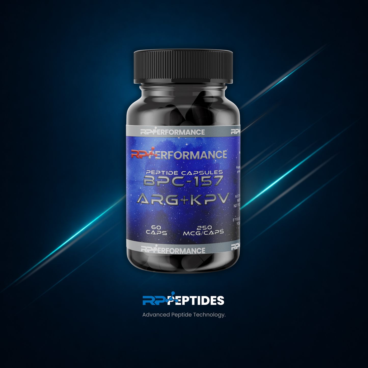 BPC-157 ARG + KPV mix 250mcg x 60caps : Research Only  RP Peptides UK