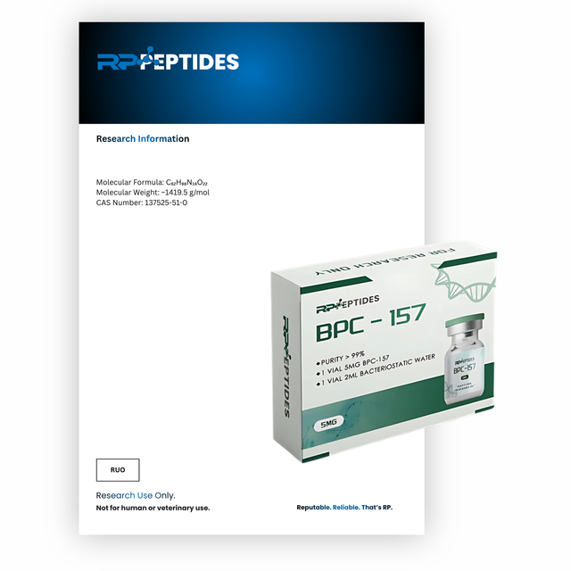 BPC157 5MG : Research Only