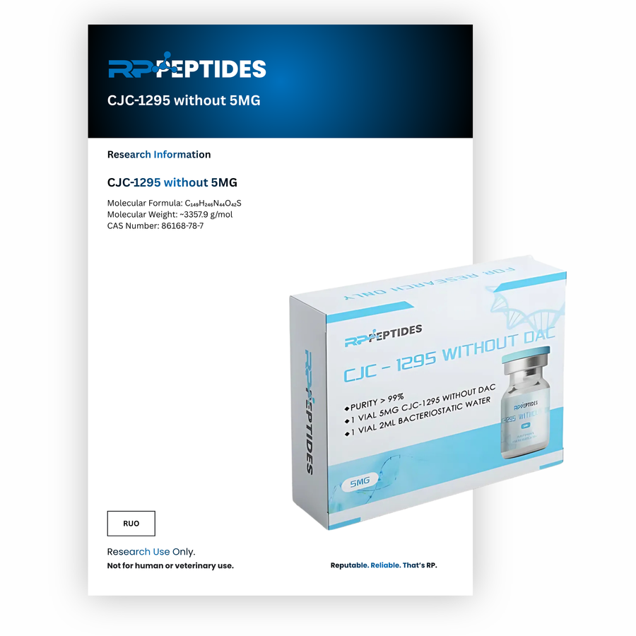 CJC-1295 without DAC + Ipamorelin 10MG : Research Only
