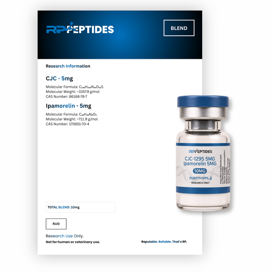 CJC-1295 without DAC + Ipamorelin 10MG : Research Only