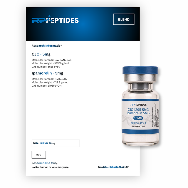 CJC-1295 without DAC + Ipamorelin 10MG : Research Only