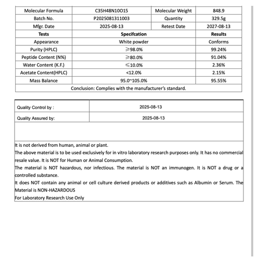 ⁠⁠DSIP 5MG : Research Only