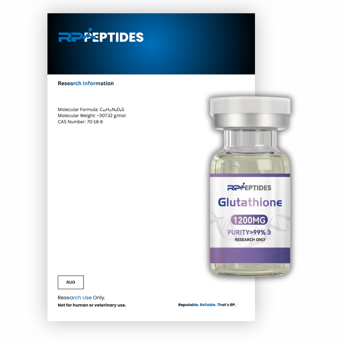 GLUTATHIONE 1200MG : Research Only
