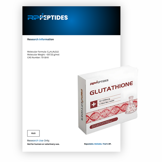 GLUTATHIONE 1200MG x10 : Research Only