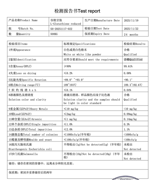 Vitamin C Glutathione 400mg per ml - 50ml :  Research Only