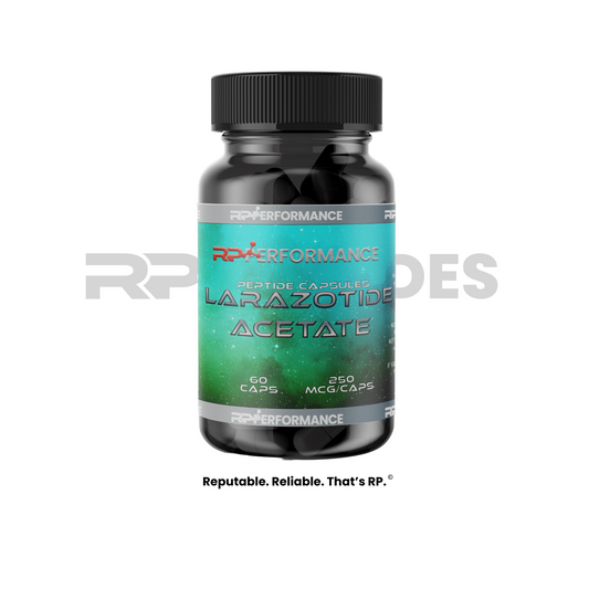 Larazotide Acetate 250mcg x 60caps :  Research Only