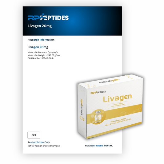 Livagen 20mg: research only