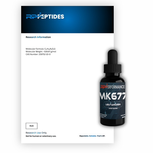 MK677 - Ibutamoren (Liquid Sarm) 25mg x 30ml :  Research Only