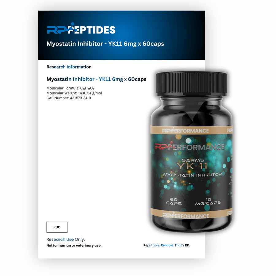 Myostatin Inhibitor - YK11 6mg x 60caps : Research Only