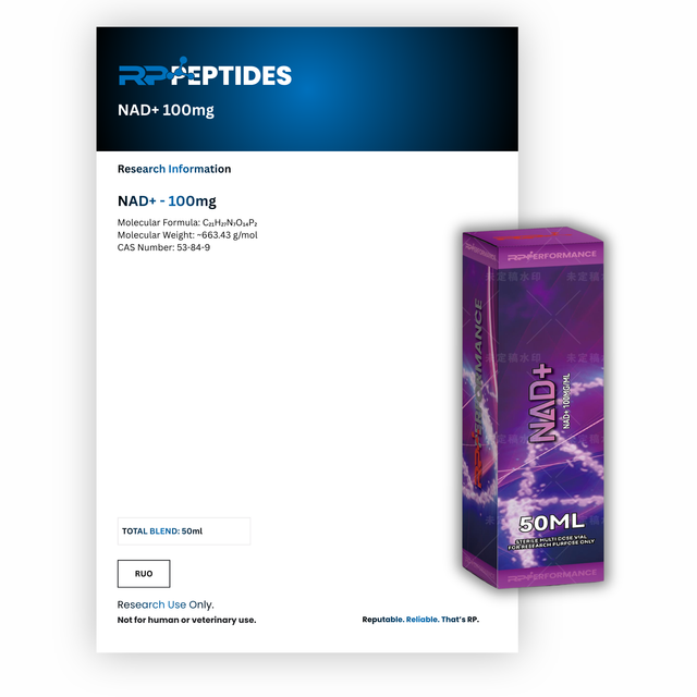 NAD+ 100mg per ml - 50ml :  Research Only