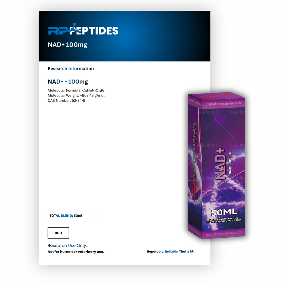 NAD+ 100mg per ml - 50ml :  Research Only