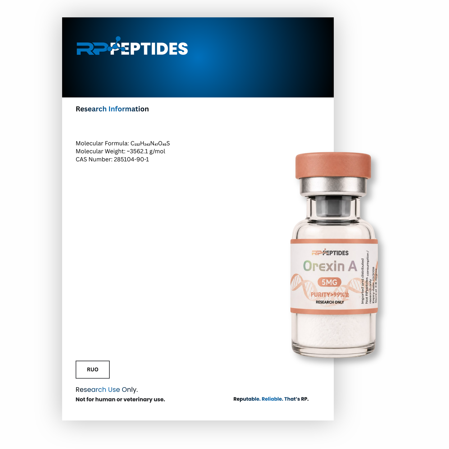Orexin A 5mg : Research Only