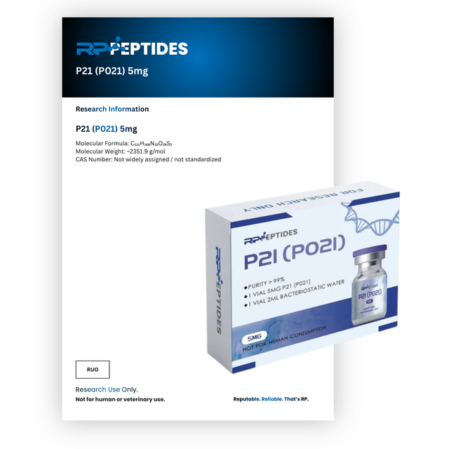 P21 (P021) 5mg : Research Only