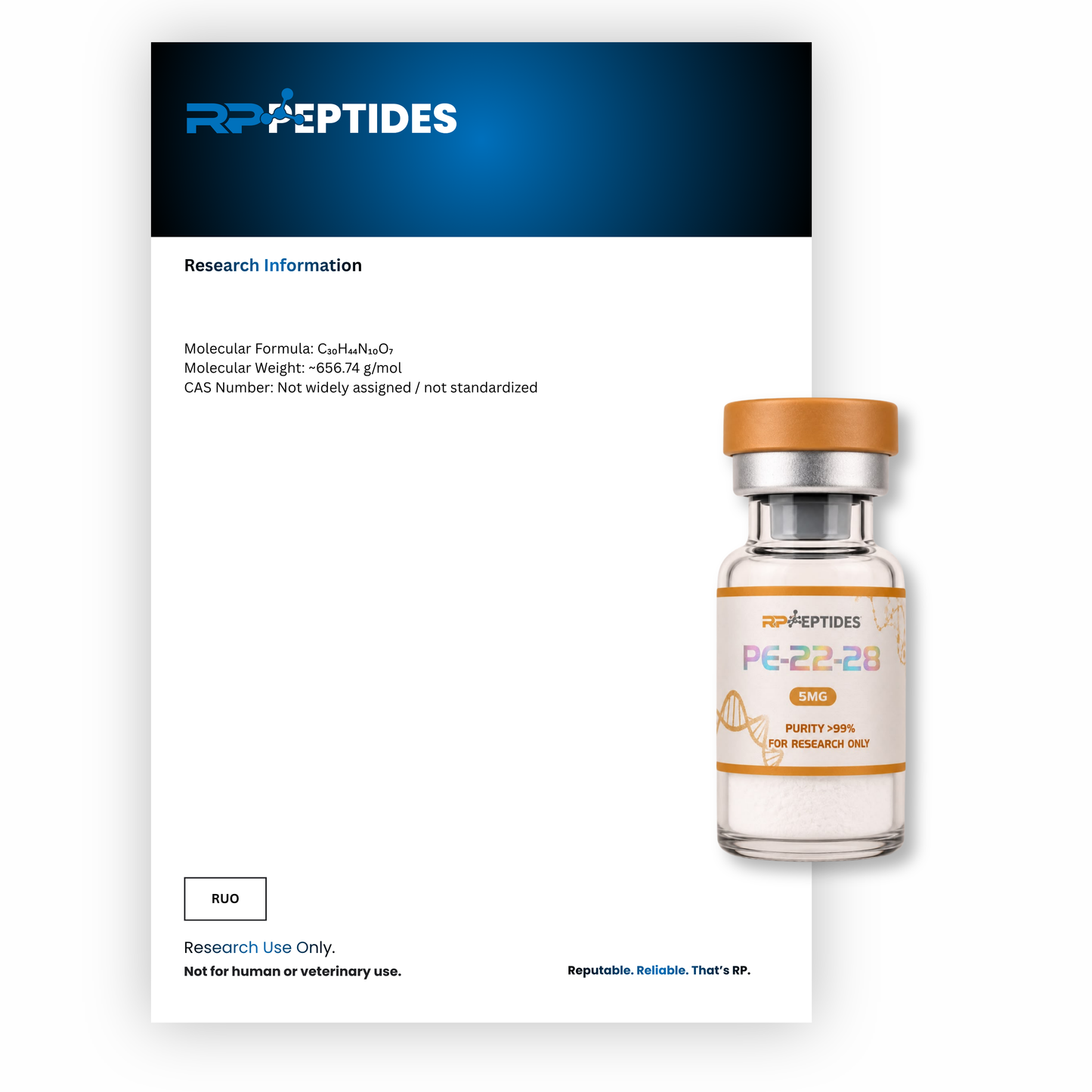 PE-22-28 5MG : Research Only