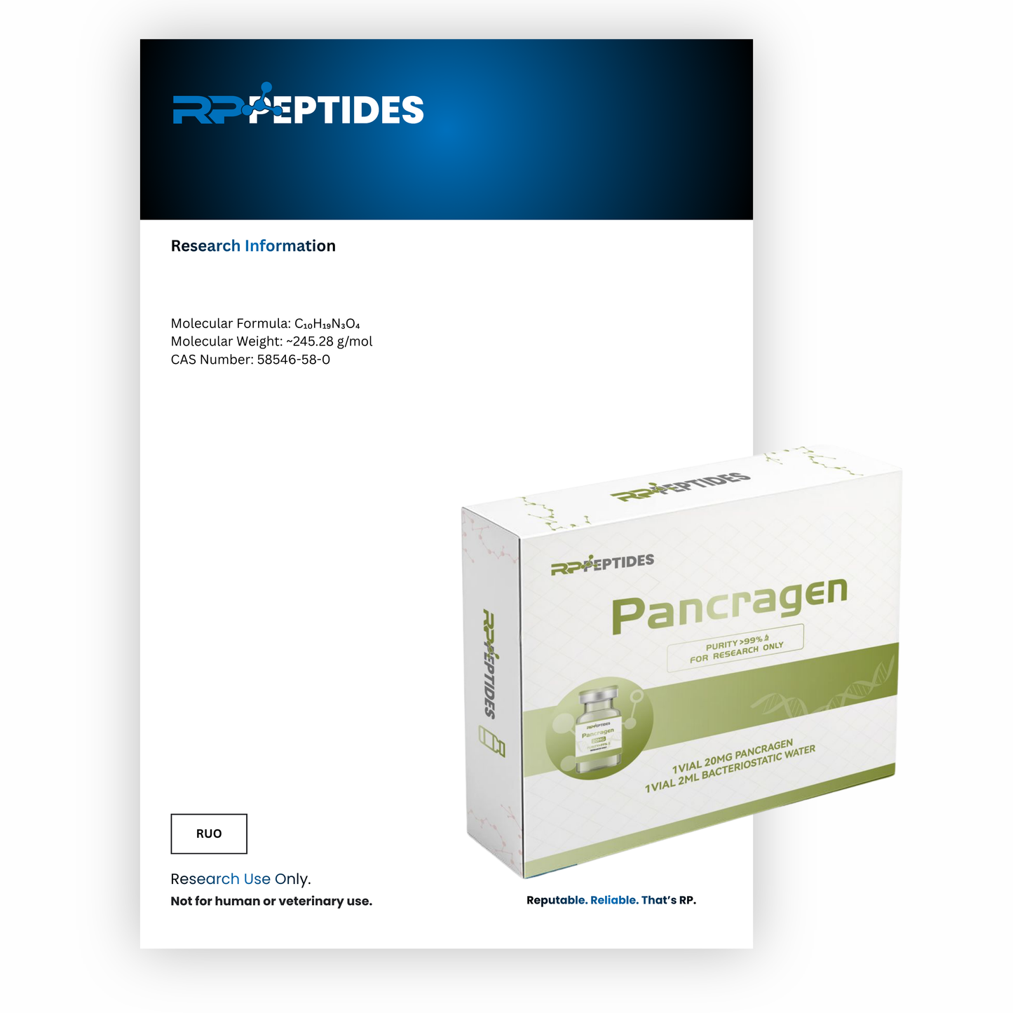 Pancragen 20mg : Research Only