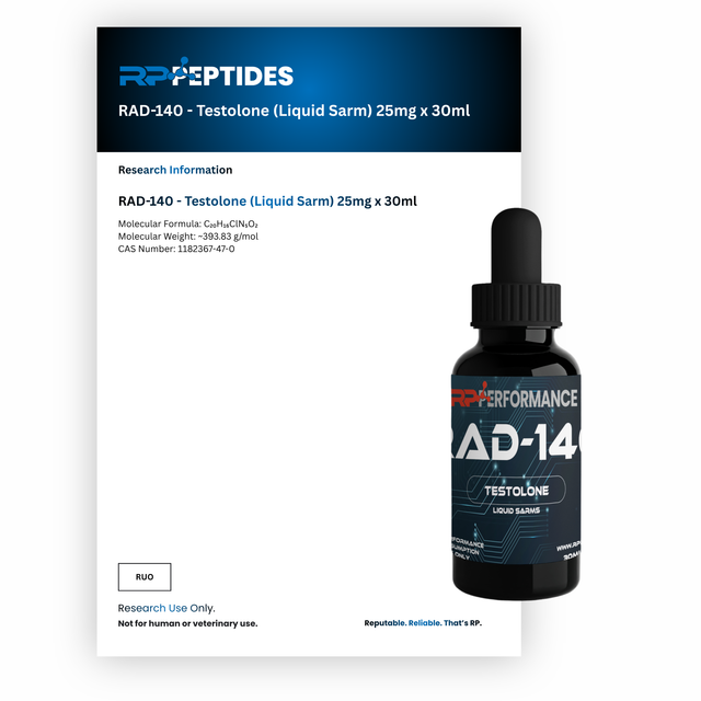 RAD-140 - Testolone (Liquid Sarm) 25mg x 30ml : Research Only