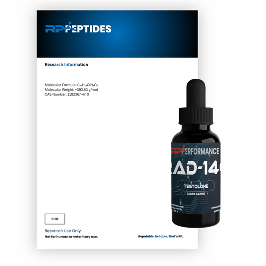 RAD-140 - Testolone (Liquid Sarm) 25mg x 30ml : Research Only