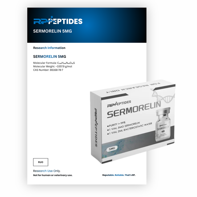 SERMORELIN 5MG : Research Only