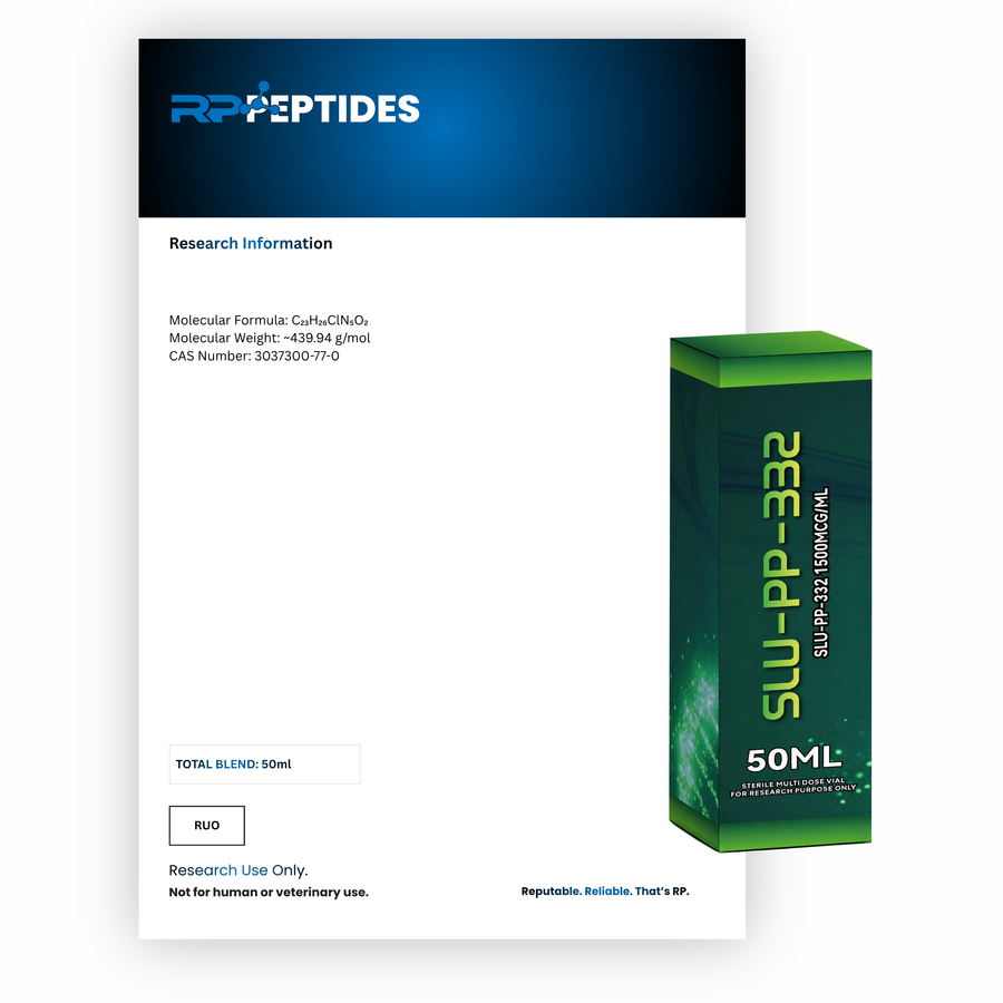 SLU-PP-332  1500mcg per ml - 50ml :  Research Only
