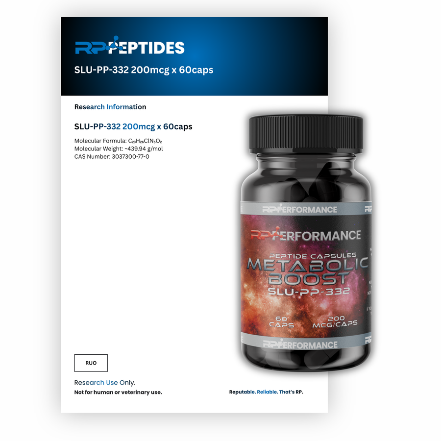 SLU-PP-332 200mcg x 60caps : Research Only