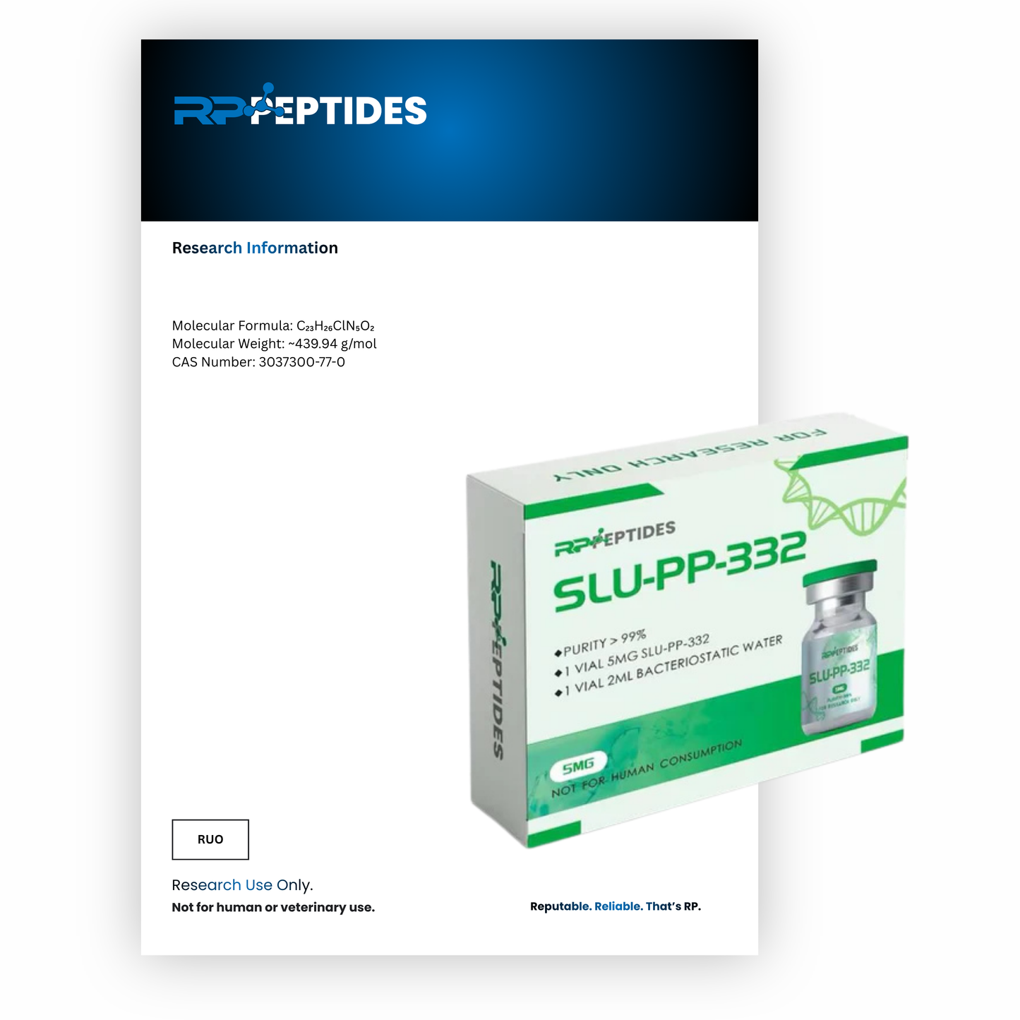 SLU-PP-332 5mg : Research Only