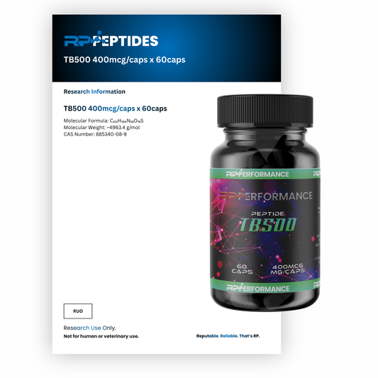 TB500 400mcg/caps x 60caps : Research Only