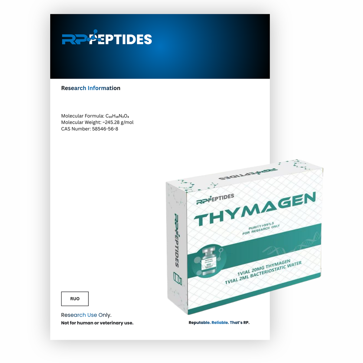 Thymagen 20mg : Research Only