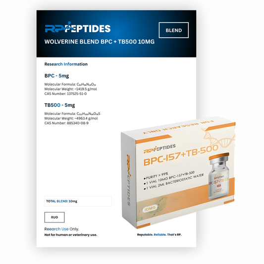 WOLVERINE BLEND BPC + TB500 10MG : Research Only